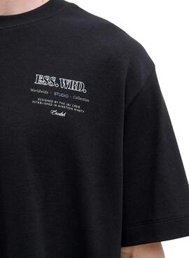 Camiseta Jack and Jones Urban negro para hombre