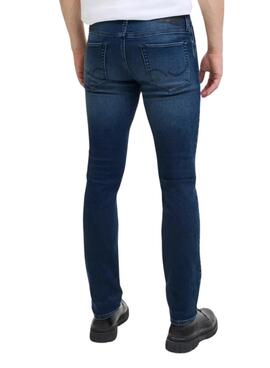Pantalón vaquero Jack and Jones Glenn azul para hombre