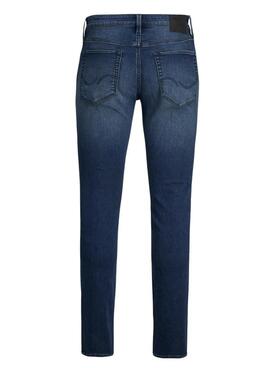 Pantalón vaquero Jack and Jones Glenn azul para hombre