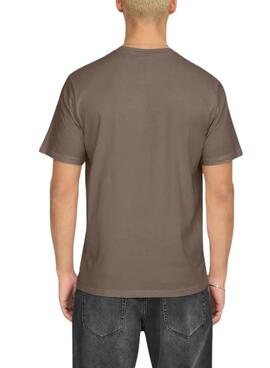 Camiseta Only and Sons Dawson marrón para hombre