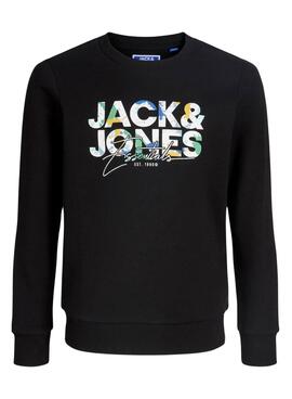 Sudadera Jack and Jones Geplas negro para niño