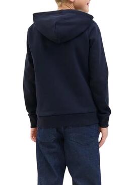 Sudadera capucha Jack and Jones Geplas marino niño