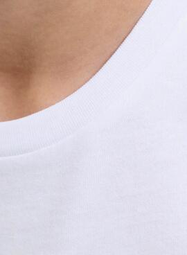 Camiseta Jack and Jones Pan blanco para niño