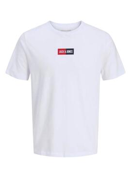 Camiseta Jack and Jones Pan blanco para niño