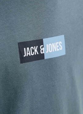 Camiseta Jack and Jones Pan azul para niño