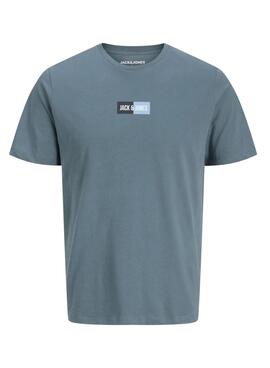 Camiseta Jack and Jones Pan azul para niño