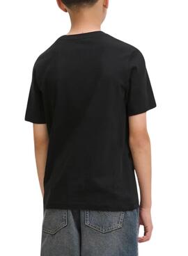 Camiseta Jack and Jones Pan negro para niño