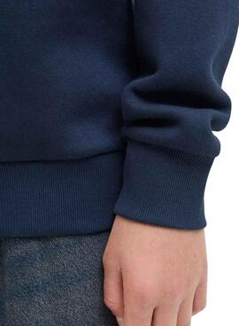 Sudadera Jack and Jones Logo azul marino para niño