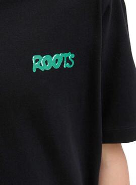 Camiseta Jack and Jones Wobly negro para niño