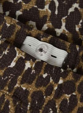 Pantalón Name It Lotta leopardo para niña