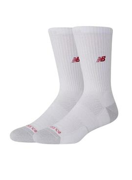 Pack Calcetines New Balance 2 pares blanco para hombre y mujer