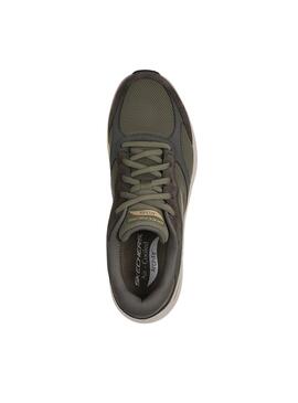 Zapatillas Skechers Arch Fit verde para hombre