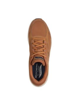 Zapatillas Skechers Arch Fit marrón para hombre