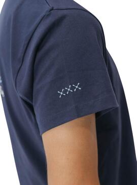 Camiseta El Pulpo El Mar azul para hombre