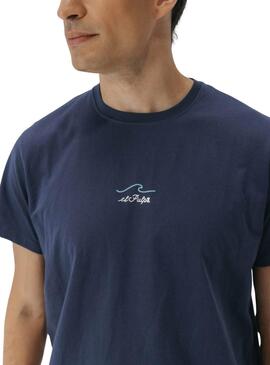 Camiseta El Pulpo El Mar azul para hombre