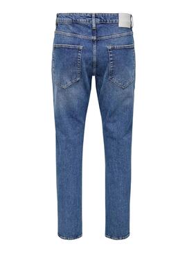 Pantalón vaquero Only and Sons Tapered denim para hombre