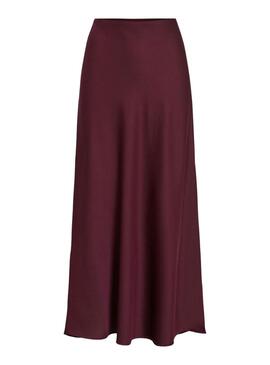 Falda Vila Viellette granate para mujer