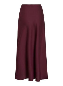 Falda Vila Viellette granate para mujer