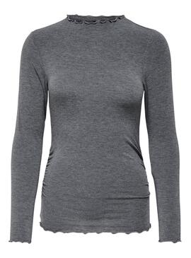 Jersey Only Glamour gris para mujer