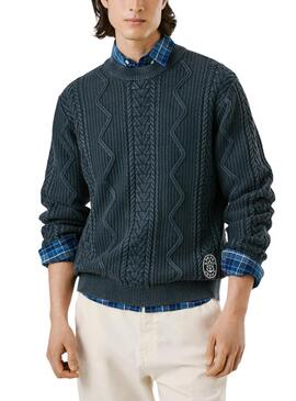 Jersey Pepe Jeans Perry azul marino para hombre