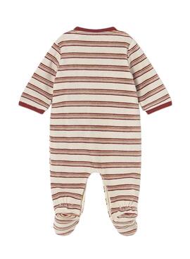 Pijama Mayoral tundosado rayas recién nacido