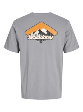 Camiseta Jack and Jones Mine gris para hombre