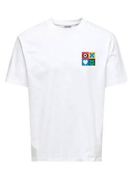 Camiseta Only and Sons Art not War blanco para hombre