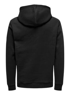 Sudadera Only and Sons Dawson negro para hombre