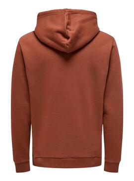 Sudadera Only and Sons Dawson teja para hombre