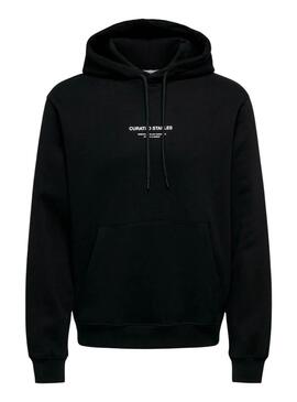 Sudadera Only and Sons Curated negro para hombre