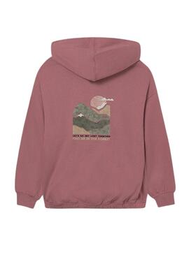 Sudadera Mayoral larga granate para niña