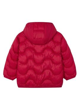 Chaquetón Mayoral soft rojo para niña