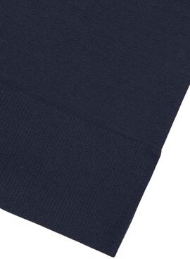 Falda Mayoral midi tricot marino para niña