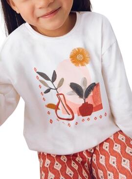 Conjunto Mayoral legging estampado y camiseta niña