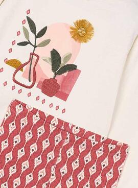 Conjunto Mayoral legging estampado y camiseta niña