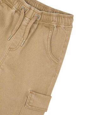 Pantalon cargo Mayoral camel unisex