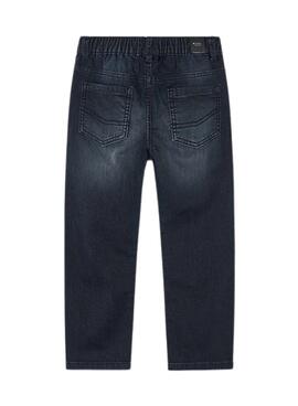 Pantalón vaquero Mayoral jogger negro para niño