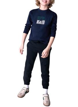 Pantalón Mayoral deportivo básico negro para niño