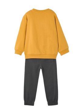 Chándal Mayoral béisbol amarillo y gris para niño