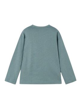 Camiseta Mayoral gráfica verde para niña