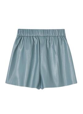 Bermuda Mayoral polipiel azul para niña