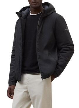 Cazadora Ecoalf Cartes negro para hombre
