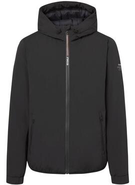 Cazadora Ecoalf Cartes negro para hombre