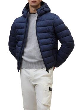 Cazadora Ecoalf Aspen azul para hombre