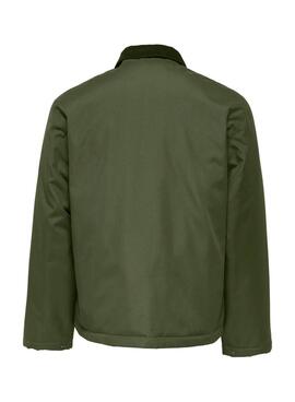 Cazadora Only and Sons Kosmo verde para hombre