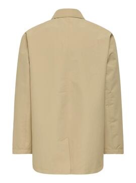 Parka Only and Sons Hall beige para hombre