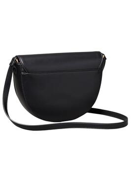 Bolso Calvin Klein Jeans Bold Saddle negro para mujer