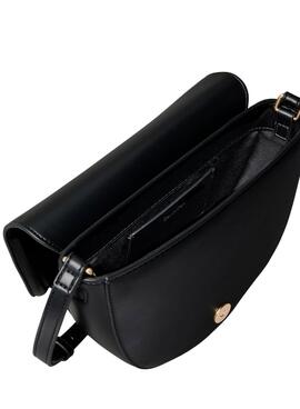 Bolso Calvin Klein Jeans Bold Saddle negro para mujer