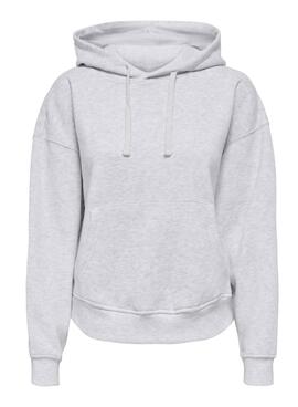 Sudadera Only Best hood gris para mujer