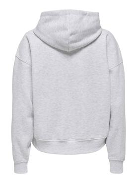 Sudadera Only Best hood gris para mujer